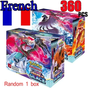 360pcs Pokemon French Version Scarlet & Violet Cards Evolution Booster Gift Game Collection Battle Trading Collection Card Toys