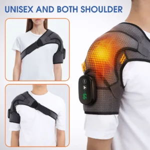 Electric Heating Shoulder Massager Hot Compress Joint Therapy Shoulder Pad Vibration Massage Arthritis Health Care