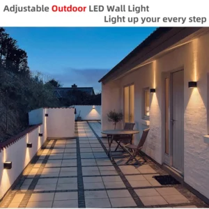 Led Outdoor Wall Light Waterproof Porch Garden Lighting 6W 12W Indoor Wall Lamp Decor Bedroom Living Room Corridor Stairs Lamps