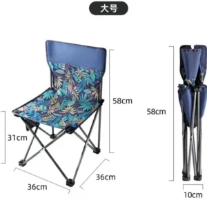 Outdoor portable camping table aluminum alloy leisure folding table and chair cover art sketch camping picnic set