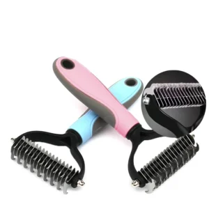 Professional Pet Deshedding Brush Dog Hair Remover Pet Fur Knot Cutter Puppy Cat Comb Brushes Dogs Grooming Shedding Supplies