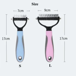 Professional Pet Deshedding Brush Dog Hair Remover Pet Fur Knot Cutter Puppy Cat Comb Brushes Dogs Grooming Shedding Supplies