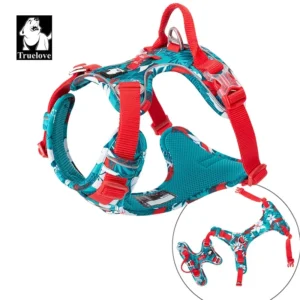 Truelove Pet Explosion-proof Dog Harness Camouflage Reflective Nylon Special Edition and Upgrade Version Easy to Adjust TLH5653