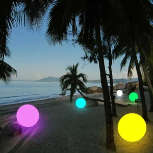 Waterproof LED Garden Ball Light landscape lighting deco jardin exterieur Outdoor Party Wedding bar piscina Floating Lawn Lamps