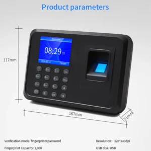 YK&SCAN Biometric Fingerprint Time Attendance Clock Recorder Employee Recognition Device Electronic